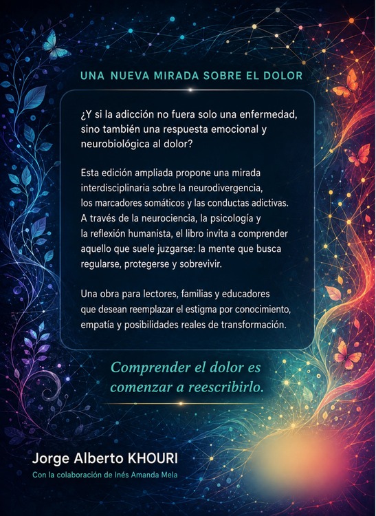 Contratapa de Adicción, Emoción y Divergencia